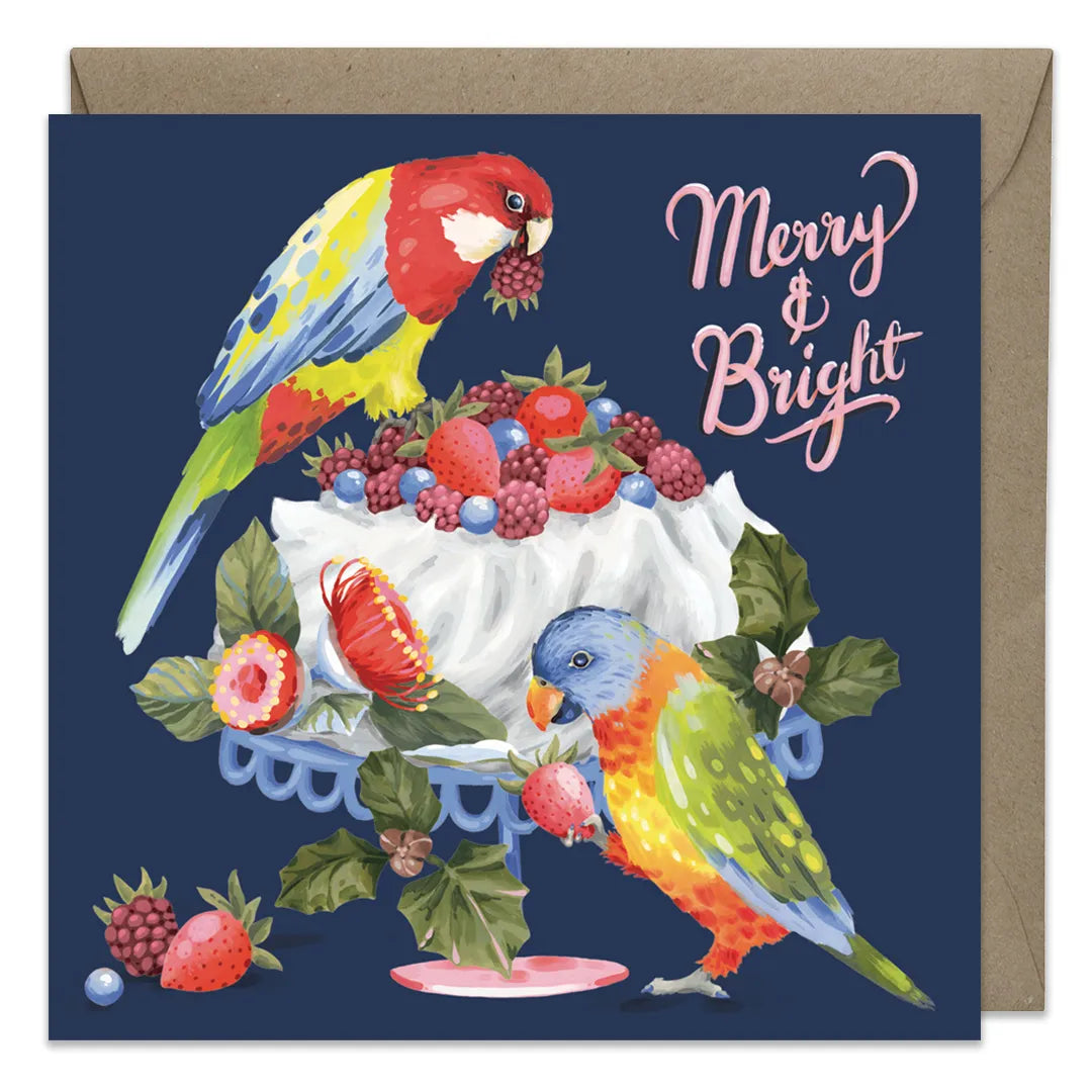Earth Greetings Australian Christmas Card 8 Pack - Christmas Pav