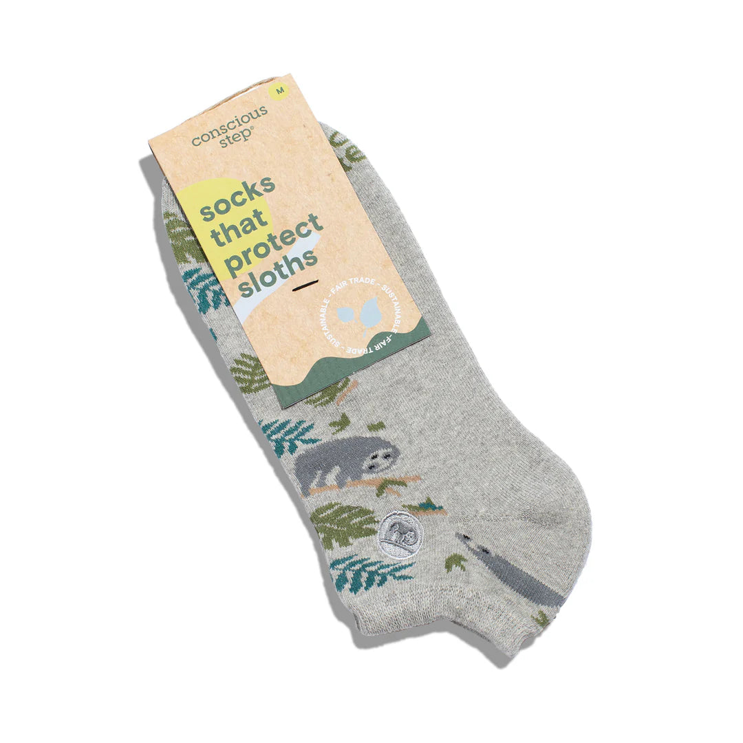 Conscious Step Socks that Protect Sloths - Ankle