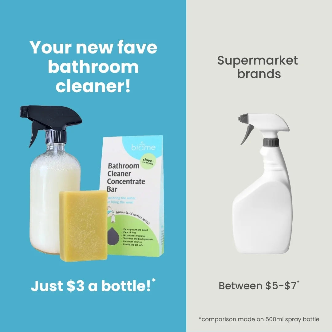 Biome Bathroom Cleaner Concentrate Bar - Clove + Eucalyptus