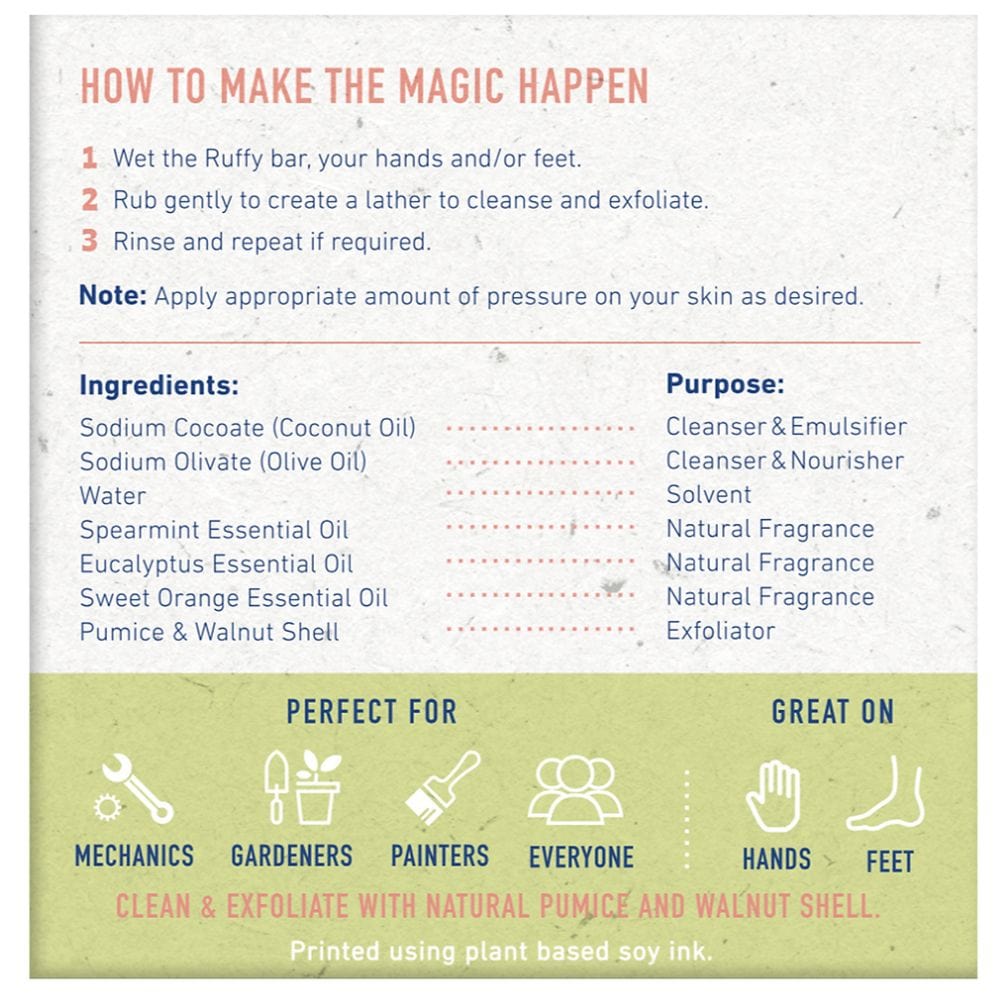 Downunder Wash Co Ruffy Hand & Foot Bar