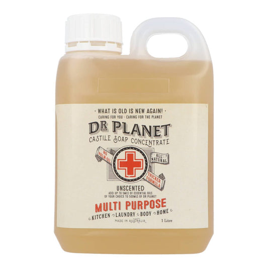 Dr Planet Castile Soap 1L Unscented