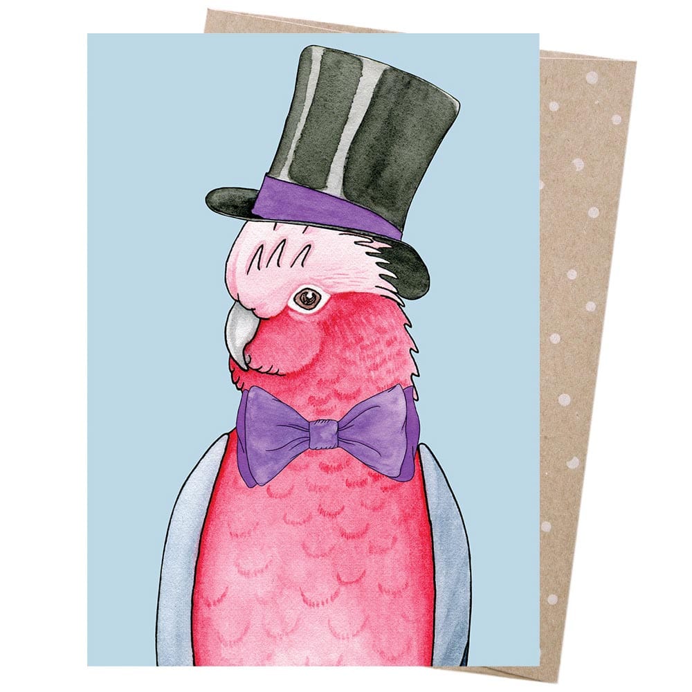 Earth Greetings Card - Wise Galah