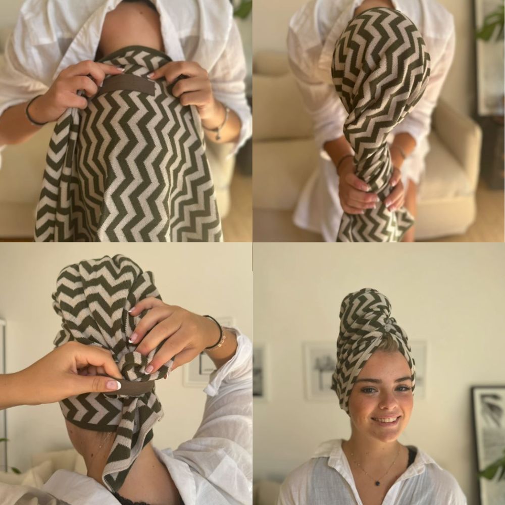 Ecovask Hair Towel Junior - Organic Cotton