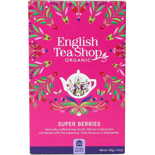 English Tea Shop Organic Superberries Teabags 20pk