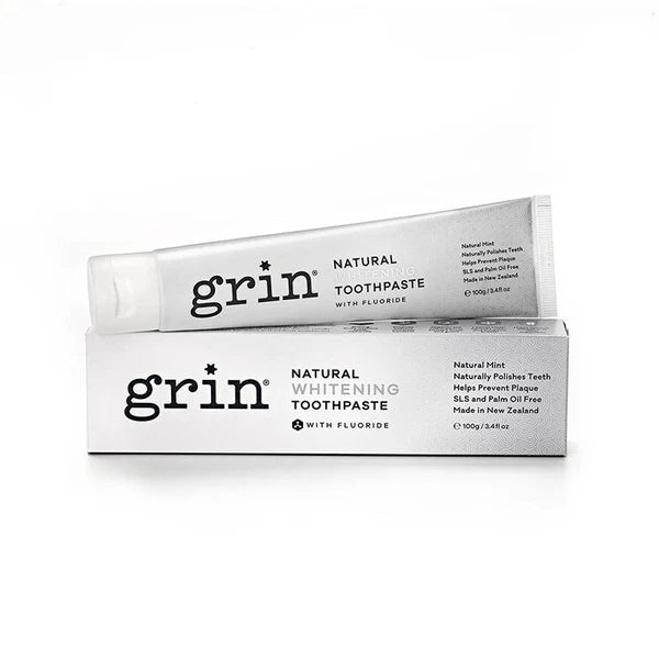 Grin Natural Whitening Toothpaste with Fluoride 100g