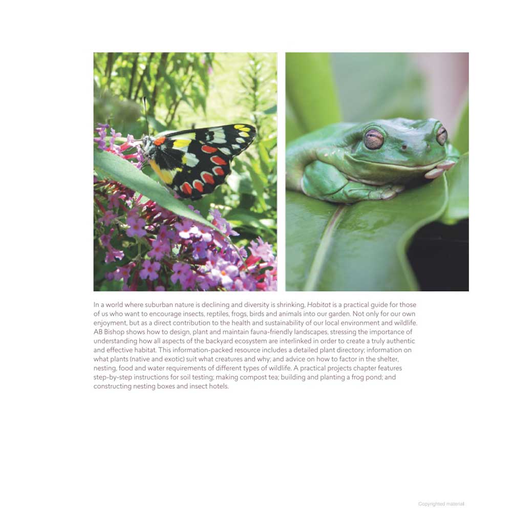 Habitat A Practical Guide to Creating a Wildlife Friendly Australian Garden
