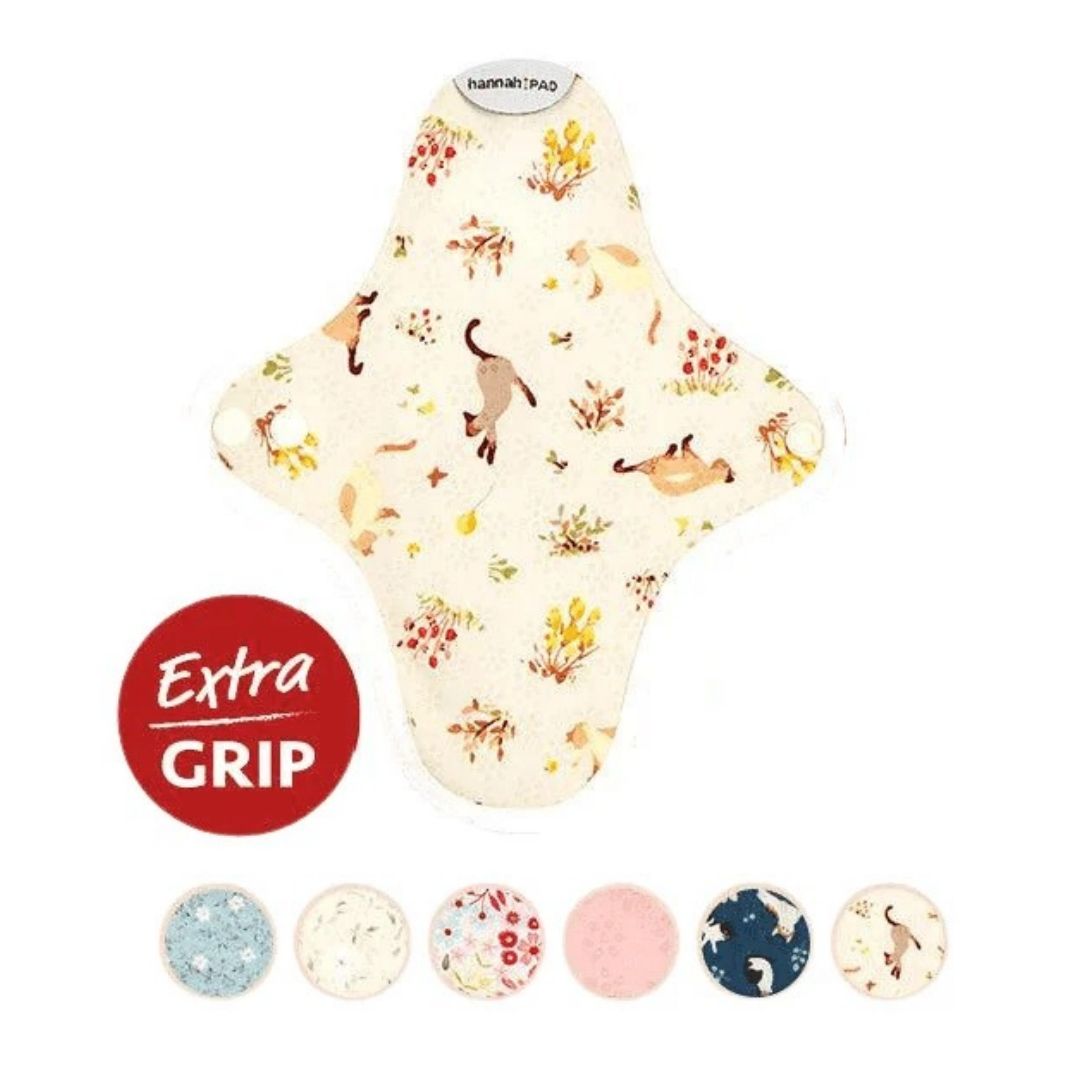 hannah:PAD Rusable Cloth Pad - Pantyliner (Non-slip) Organic Cotton