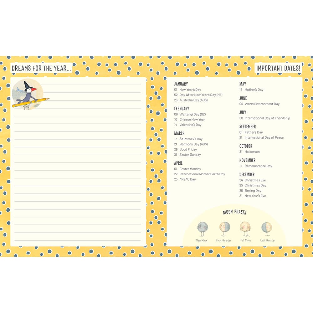 Kate Knapp Twigseed 2024 Diary - Blue