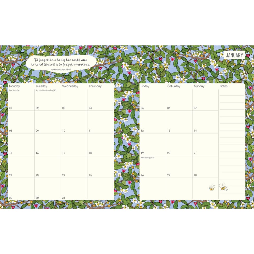Kate Knapp Twigseed 2024 Diary - Blue