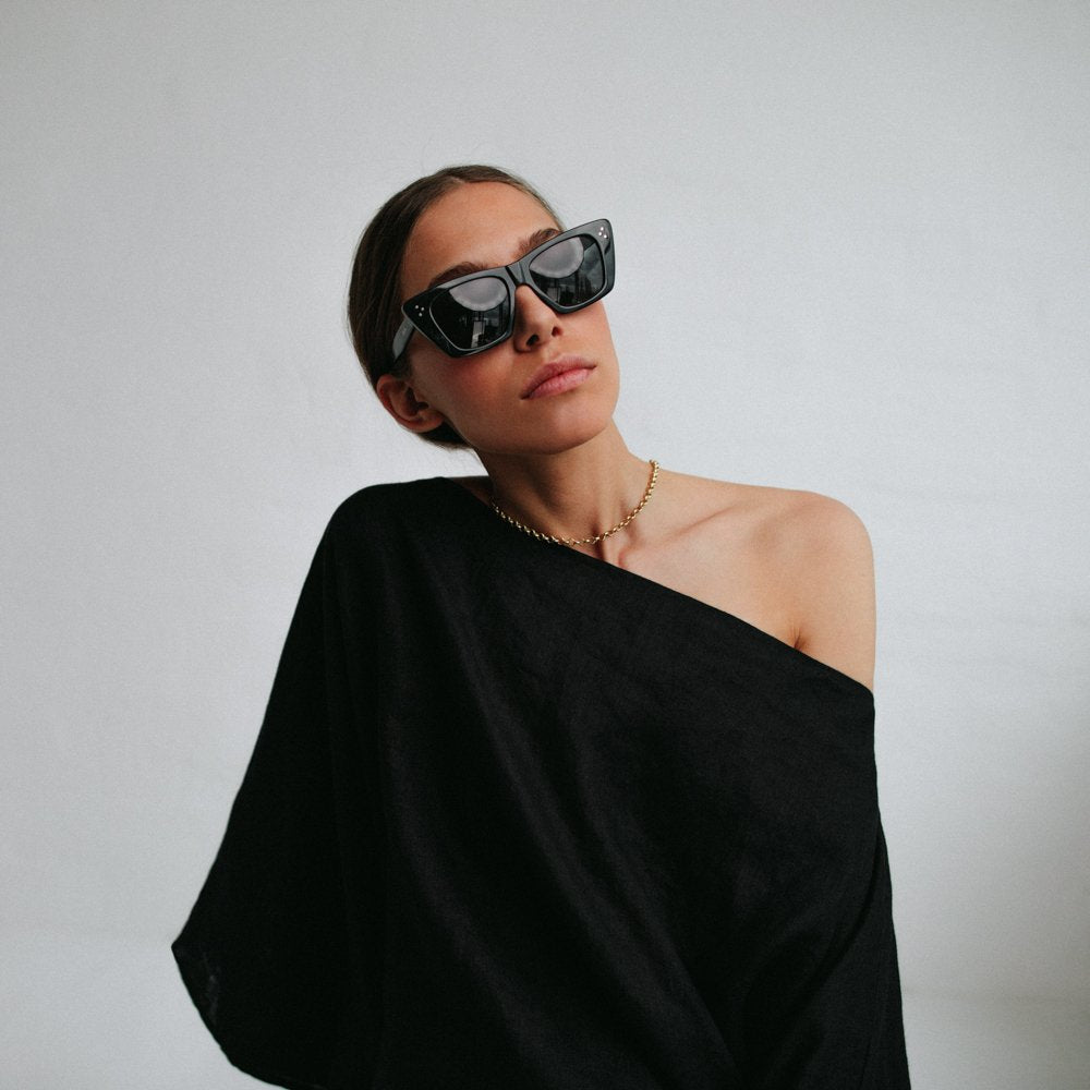 Seaside Tones Kiko Dress - Black