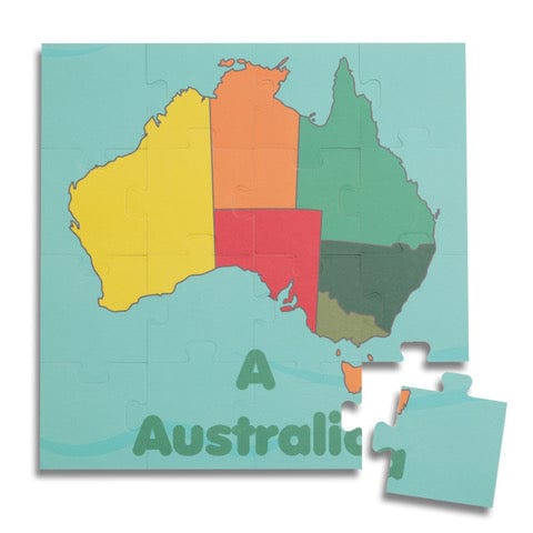 Mizzie The Kangaroo Hopping Around Victoria Puzzle