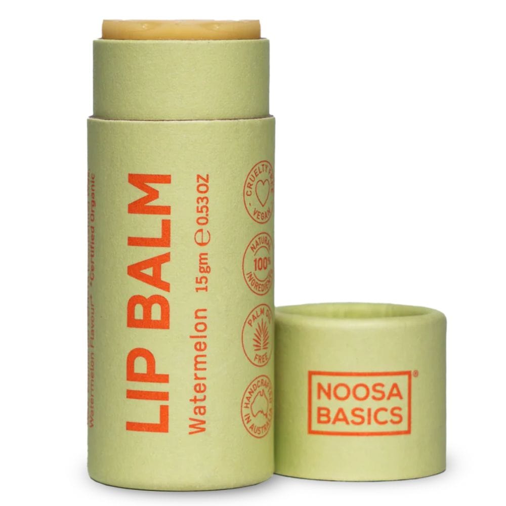Noosa Basics Organic Lip Balm TRIO Guava/ Watermelon / Chamomile