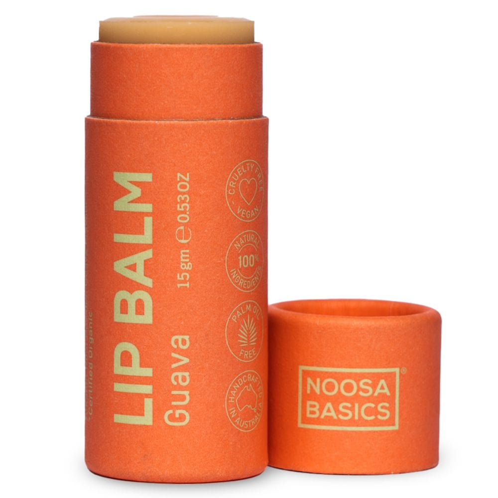 Noosa Basics Organic Lip Balm TRIO Guava/ Watermelon / Chamomile