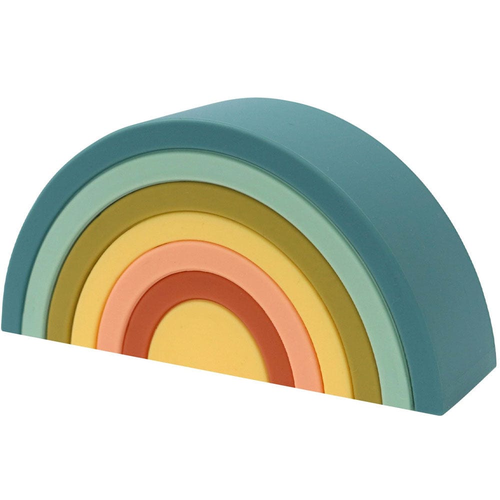 OB Designs Silicone Rainbow Stacker - Blueberry
