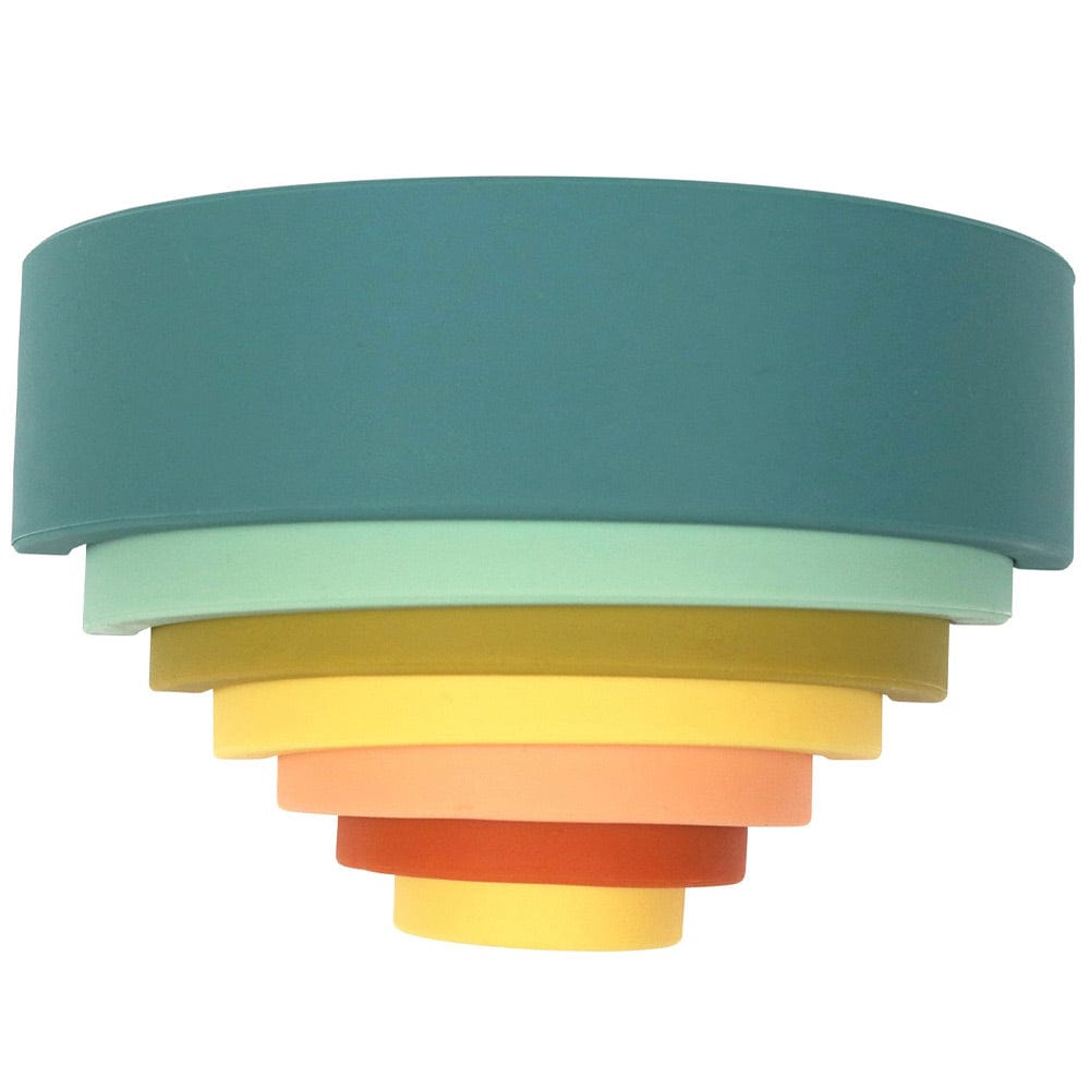 OB Designs Silicone Rainbow Stacker - Blueberry