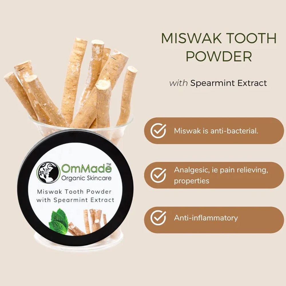 OmMade Miswak Tooth Powder 60g