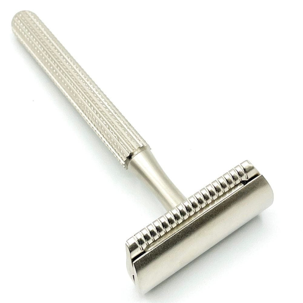 Parker 78R 3 Piece Safety Razor + Blades - Satin Silver