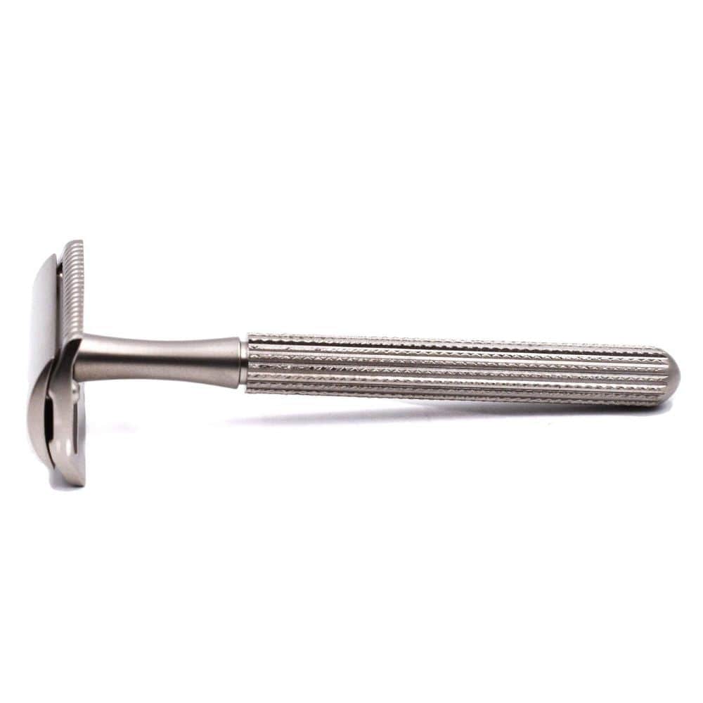 Parker 78R 3 Piece Safety Razor + Blades - Satin Silver