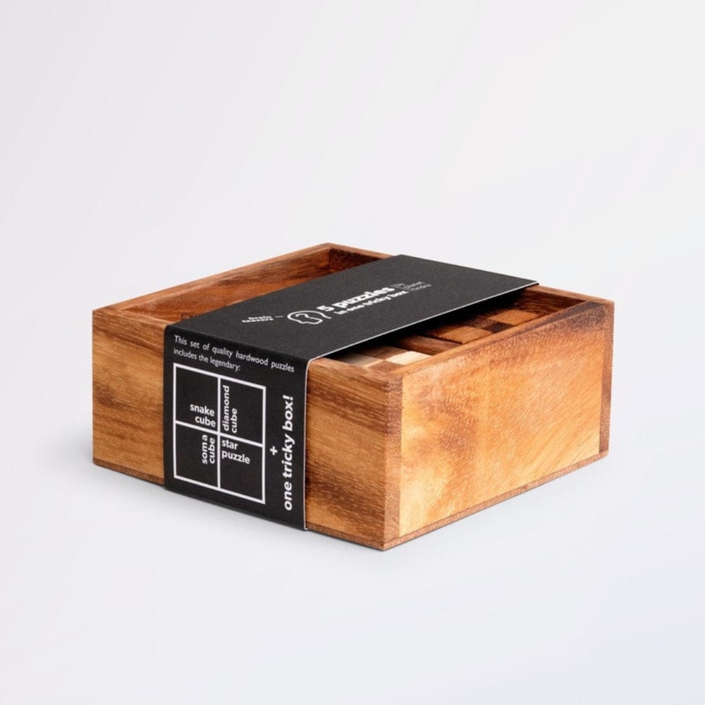 Planet Finska 5 Wooden Puzzles in One Tricky Box