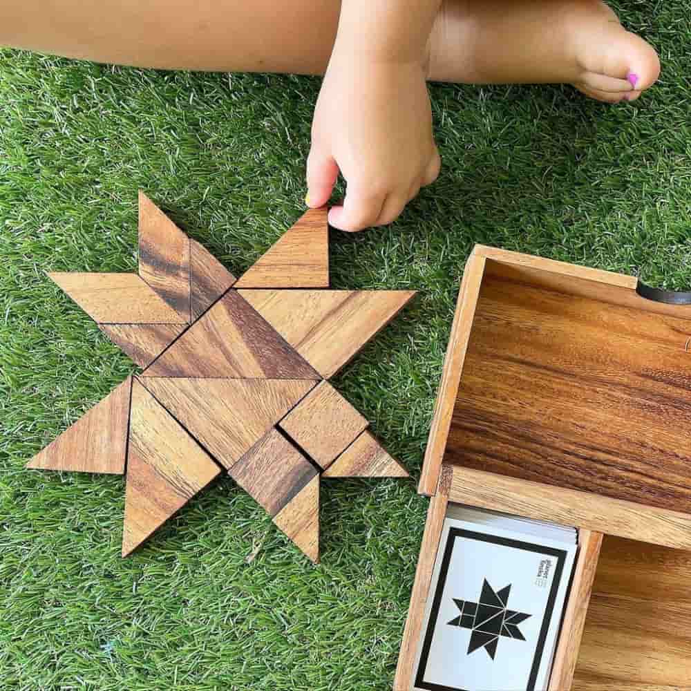 Planet Finska Tangram Wooden Puzzle