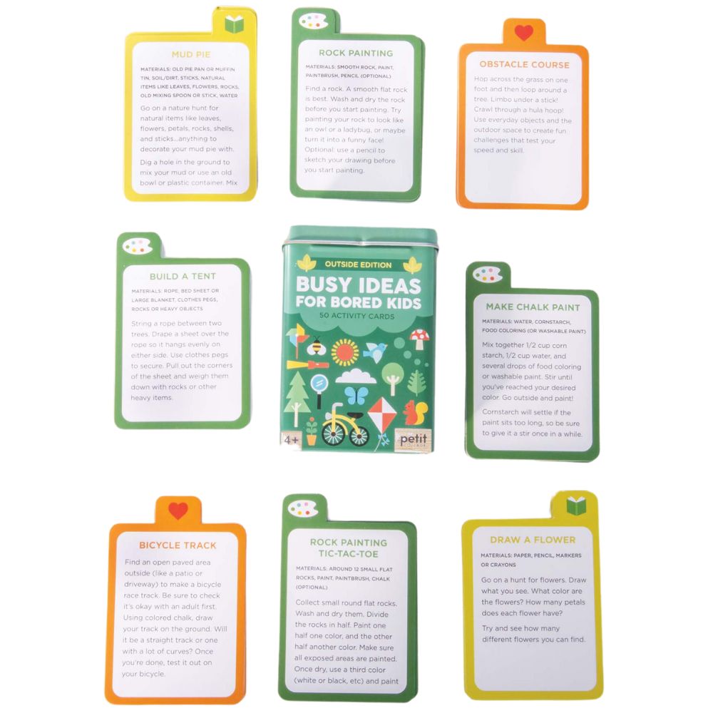 Buy Petit Collage Busy Ideas For Bored Kids: Outdoor Edition Green