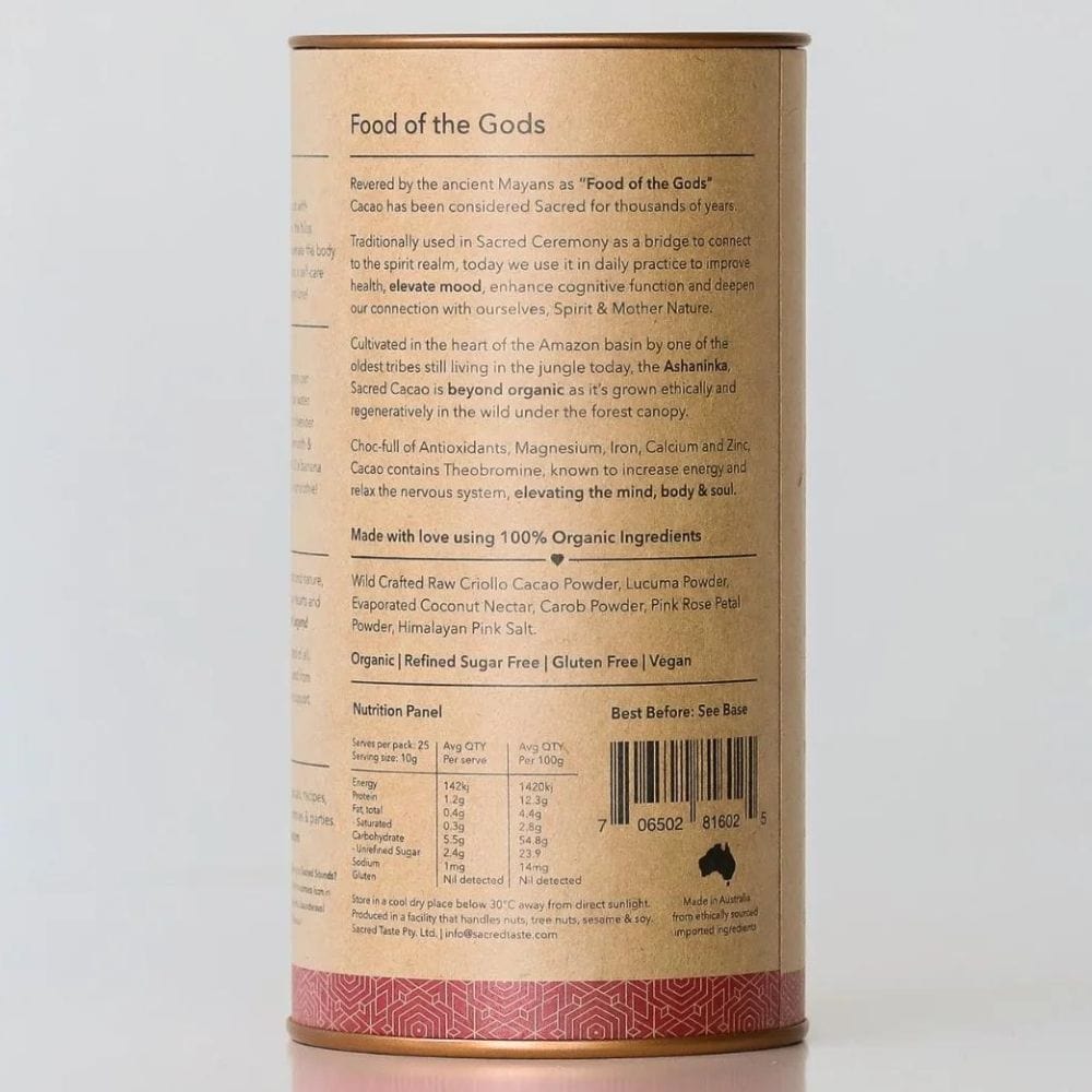 Sacred Love - Rose Cacao Powder 250g | 25 serves