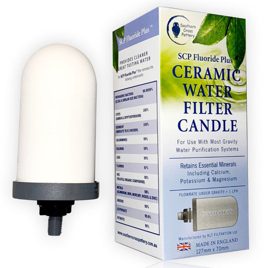 Fluoride Plus water filter candle for ceramic water purifier (12 month)