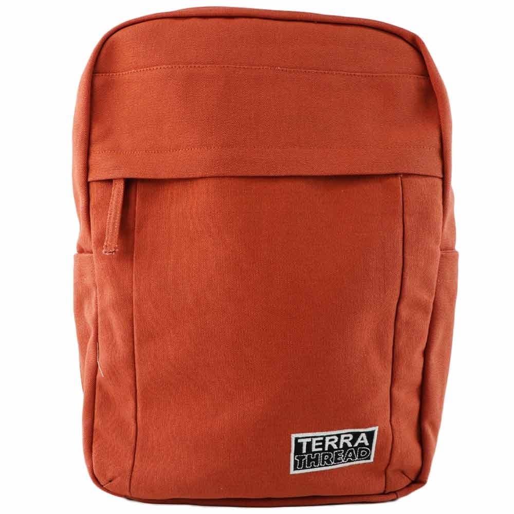 Terra Thread Organic Cotton Earth Backpack Burnt Orange