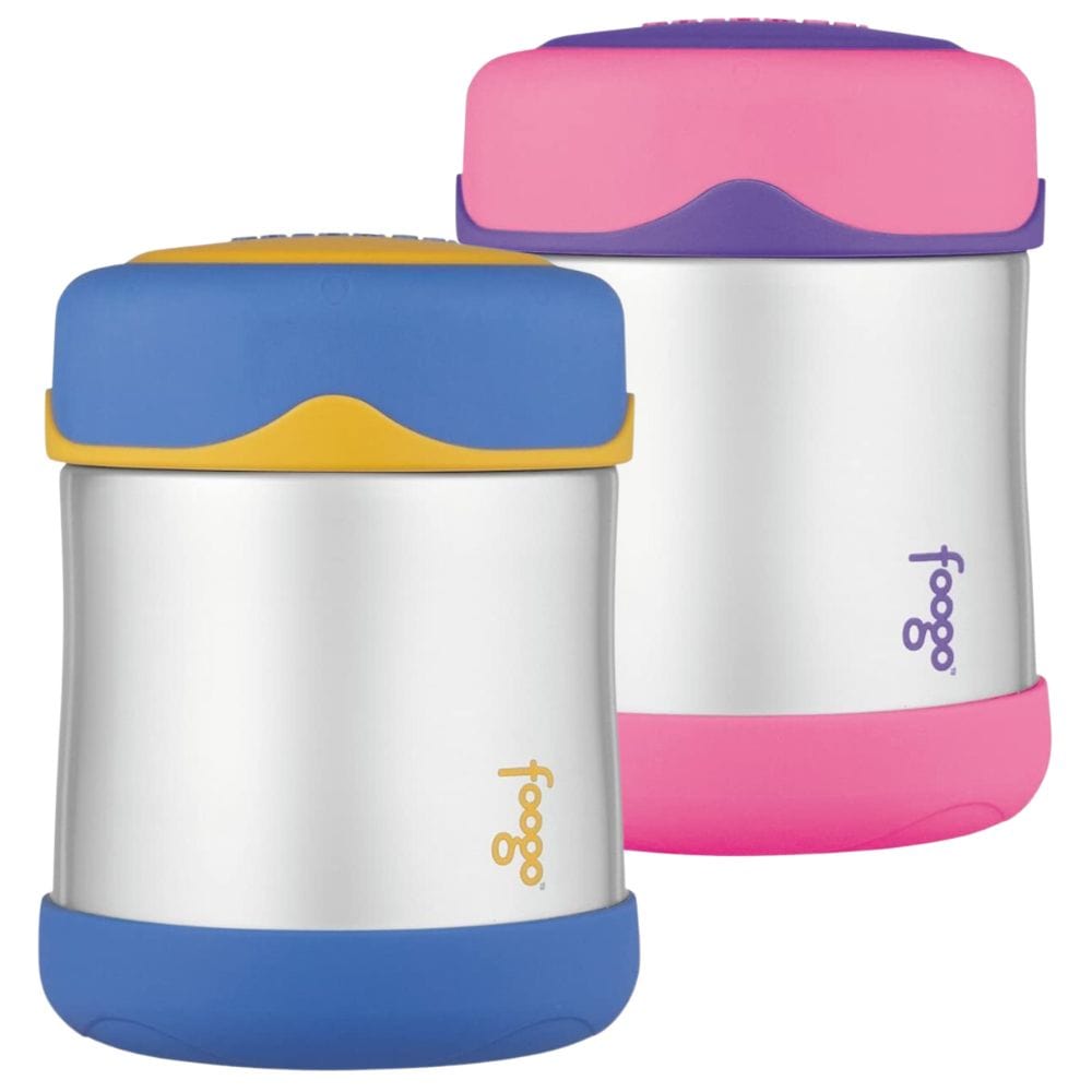 Foogo Vacuum Insulated Baby Feeding Bottle Gift Set - Pink - THERMOS