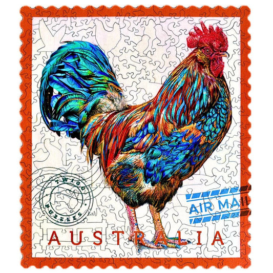 Twigg Puzzle Wooden Jigsaw Puzzle 202 Pieces - Chook