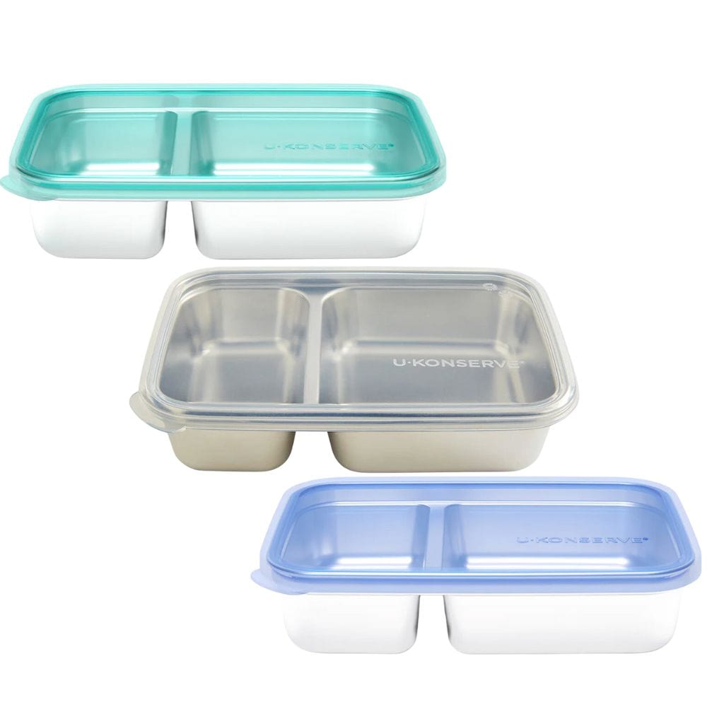 U Konserve u konserve stainless steel food-storage set with clear airtight  lids, dishwasher safe, bento box lunch containers bpa free (s