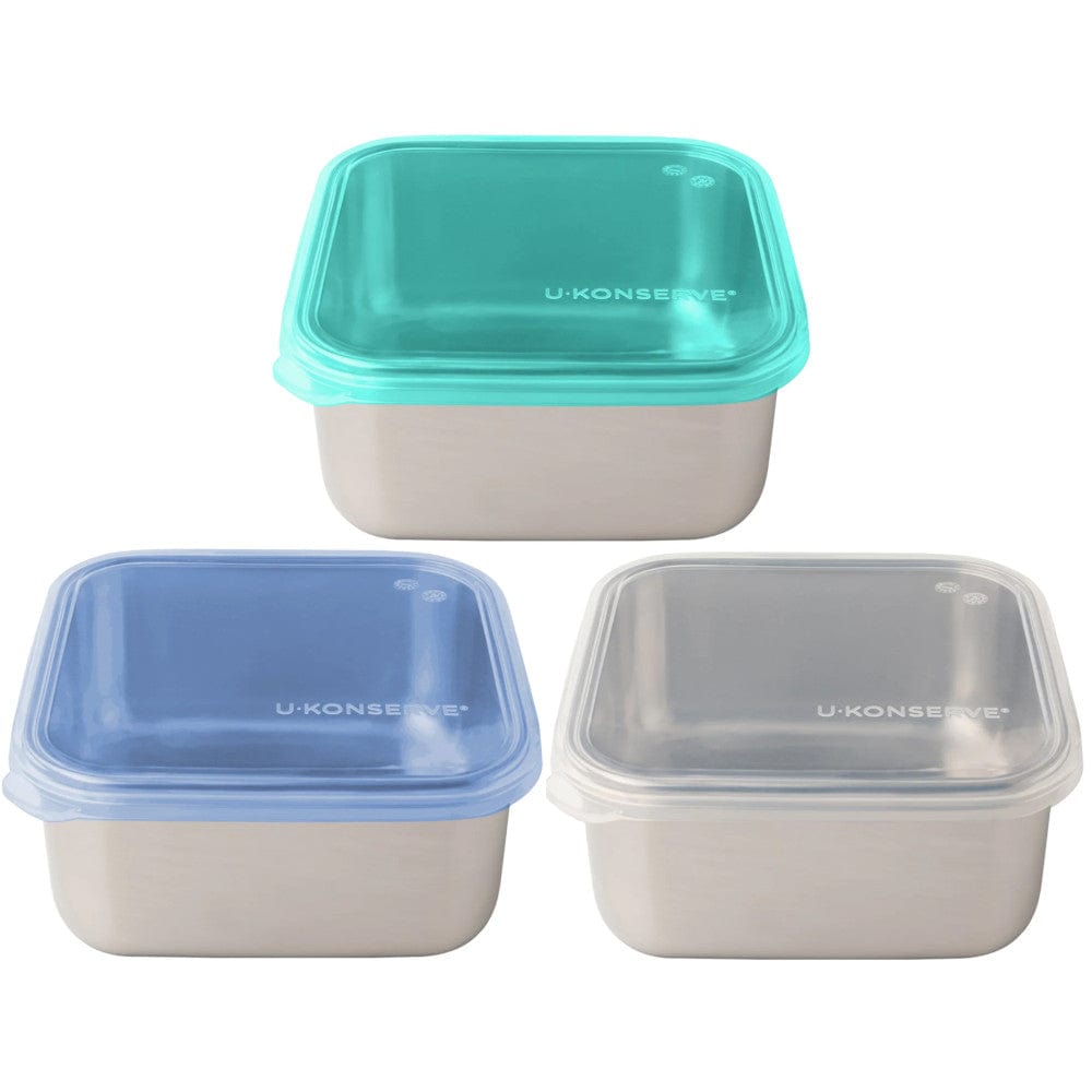 U-Konserve Stainless Steel round Food-Storage Lunch Container 5Oz - Clear  Silico