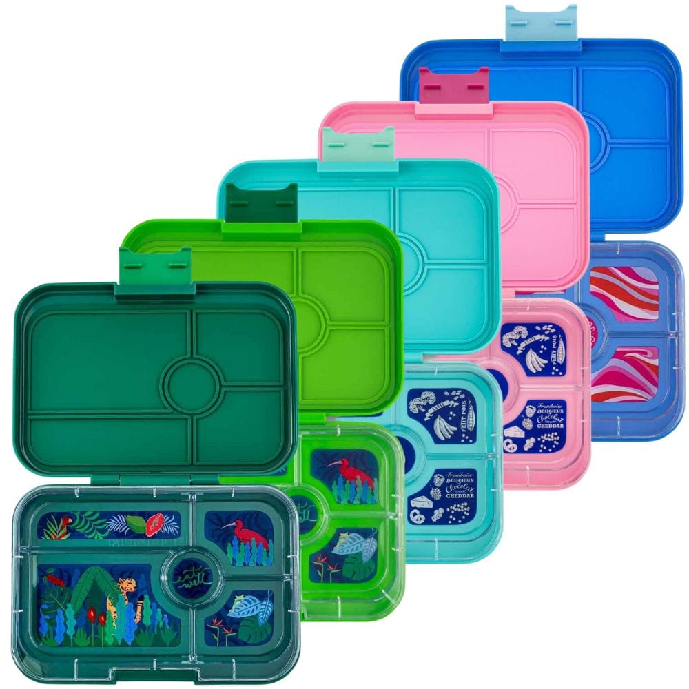 Leakproof - Yumbox Tapas Greenwich Green - 5 Compartment - Jungle