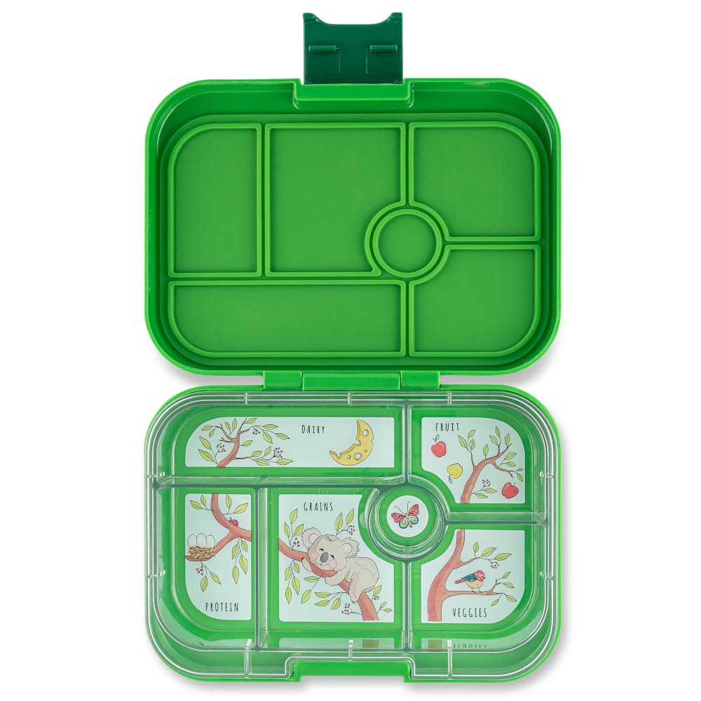 Yumbox Original Lunch Box 6 Compartment Bamboo Green
