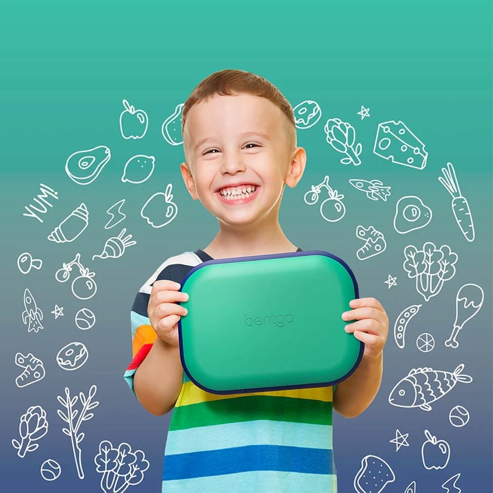 Bentgo Kids CHILL Leak-proof Bento Lunch Box Green Royal