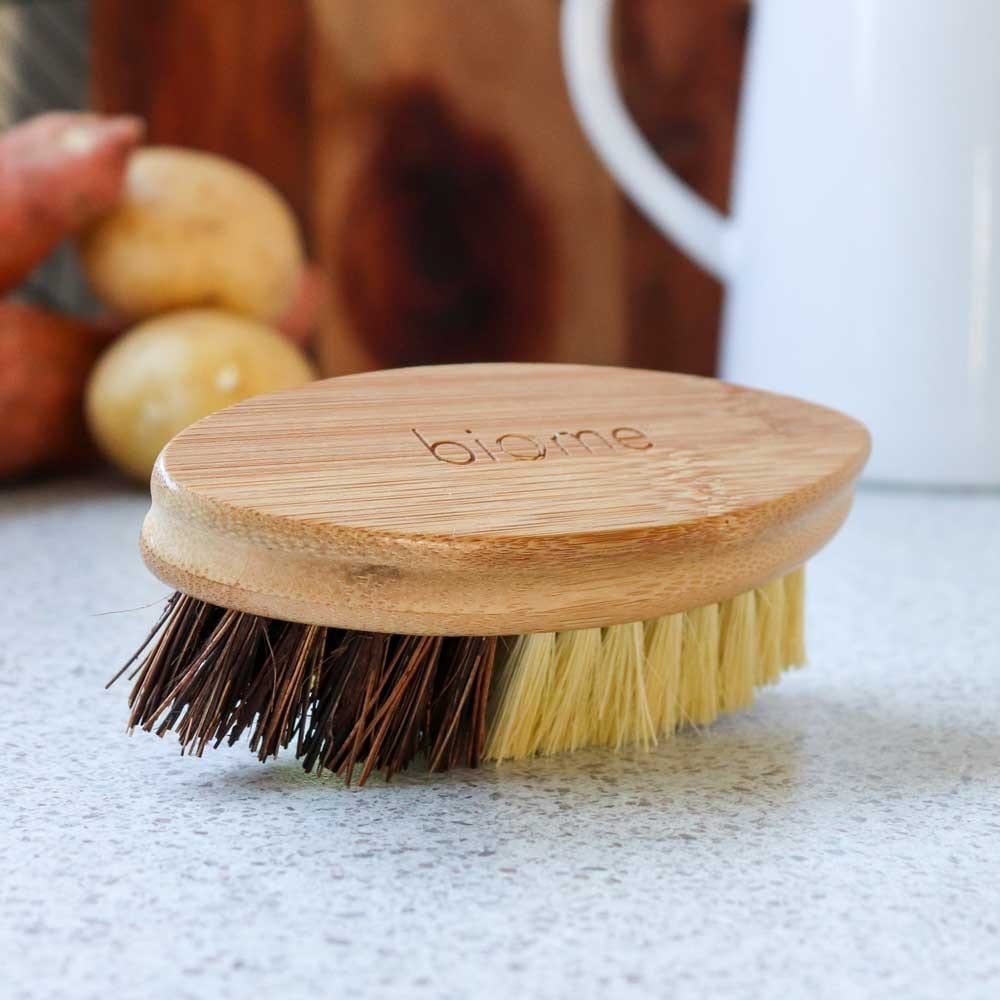 Biome Bamboo Oval Vegetable Brush