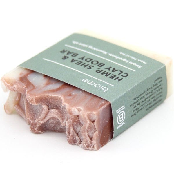 Biome Body Soap Bar 110g - Hemp, Shea & Clay