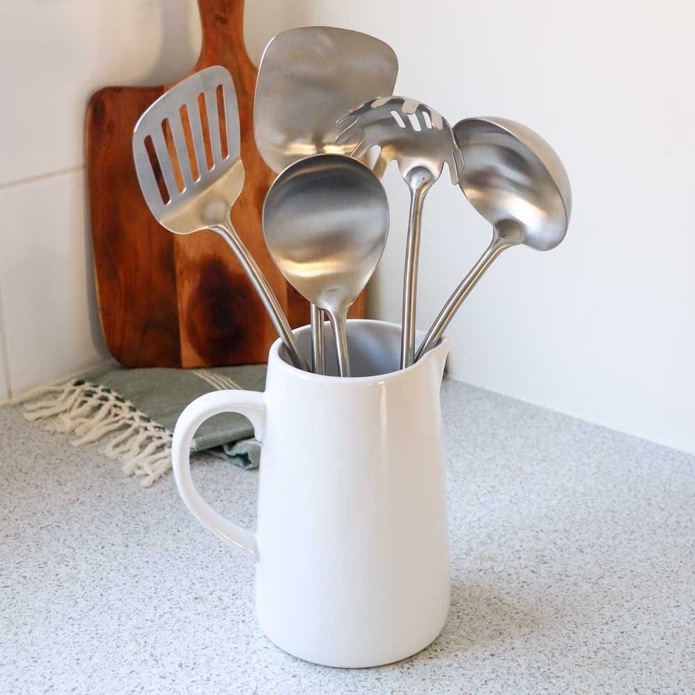 Biome Stainless Steel 5pc Kitchen Utensil Set