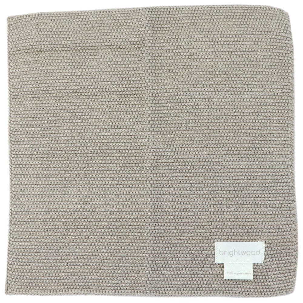 Brightwood Cotton Face Cloth 27cm x 27cm Stone