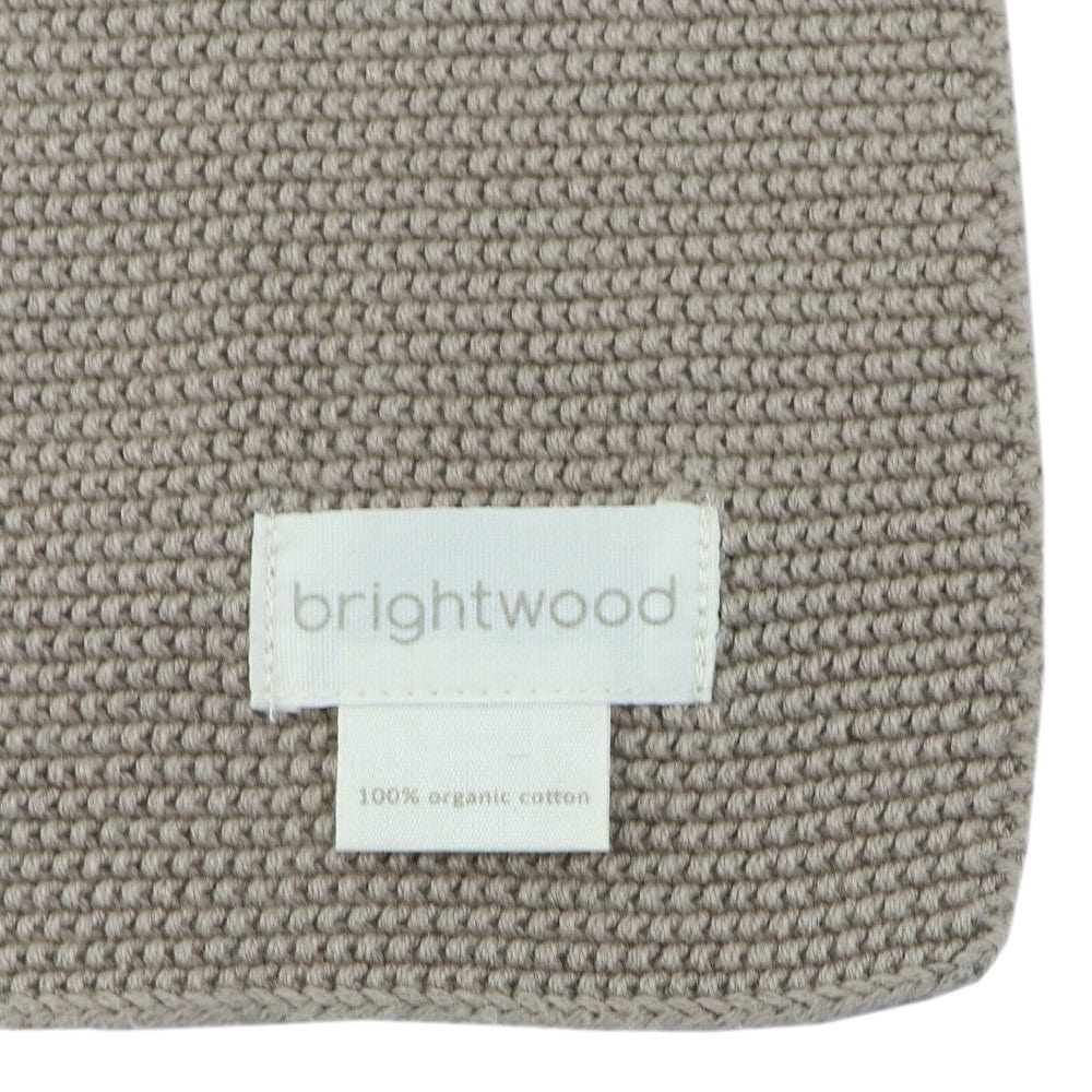 Brightwood Cotton Face Cloth 27cm x 27cm Stone