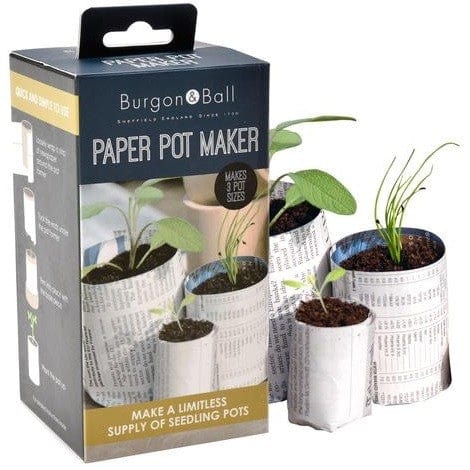 plant pot maker newspaper Burgon & Ball Paper Pot Maker (3-in-1)