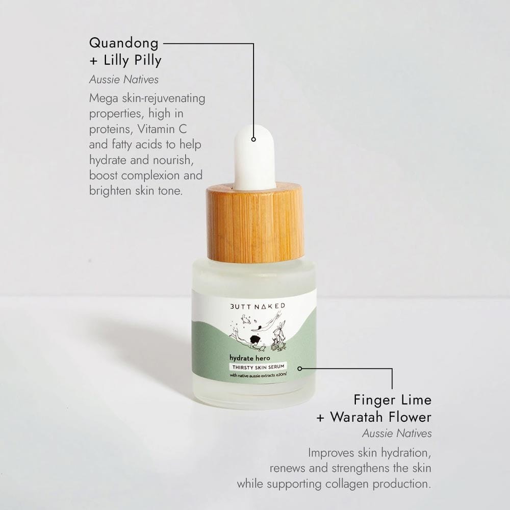 Butt Naked Hydrate Hero Serum 20ml