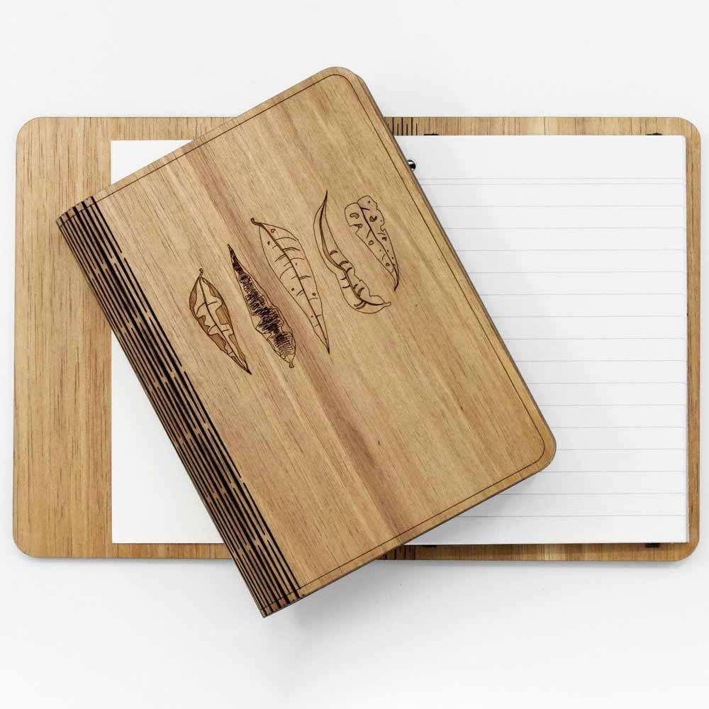 Buttonworks Notebook - Gum Leaves