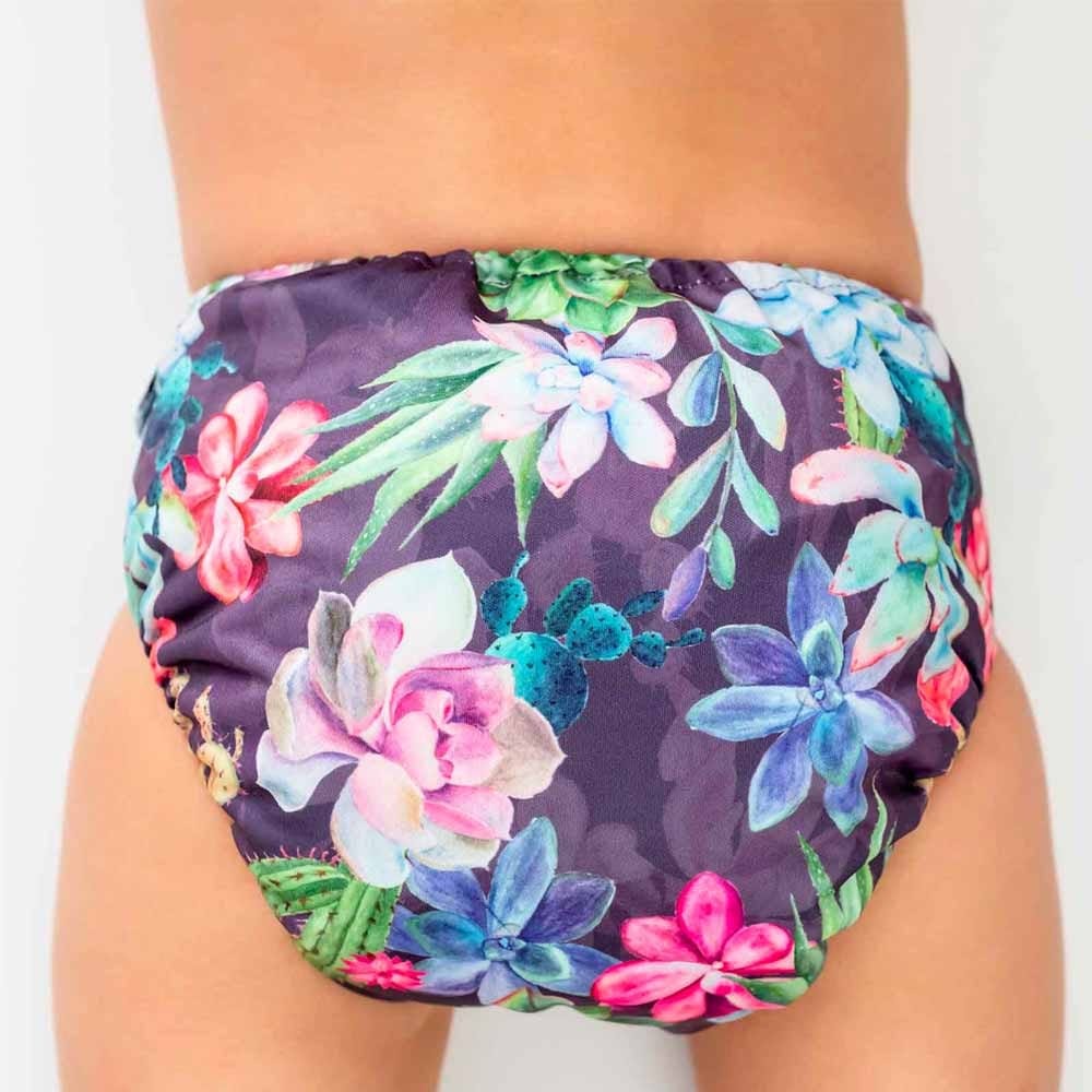 Designer Bums Art Pop AI2 Nappy - Succulent Garden