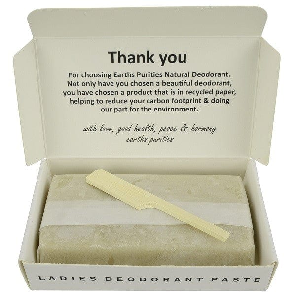 Earths Purities Ladies Natural Deodorant Paste