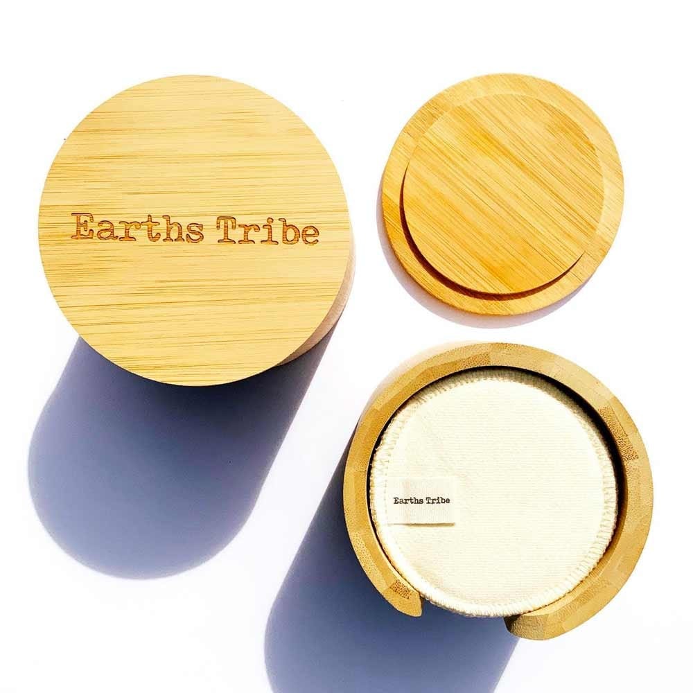 Earths Tribe Bamboo Makeup Round Holder