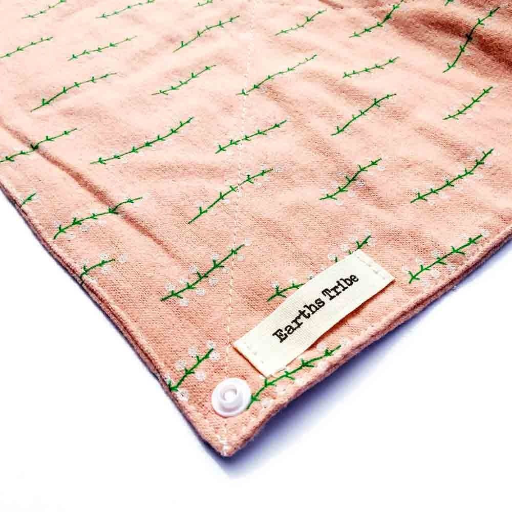 Earths Tribe Unpaper Towels Roll of 16 - Pink