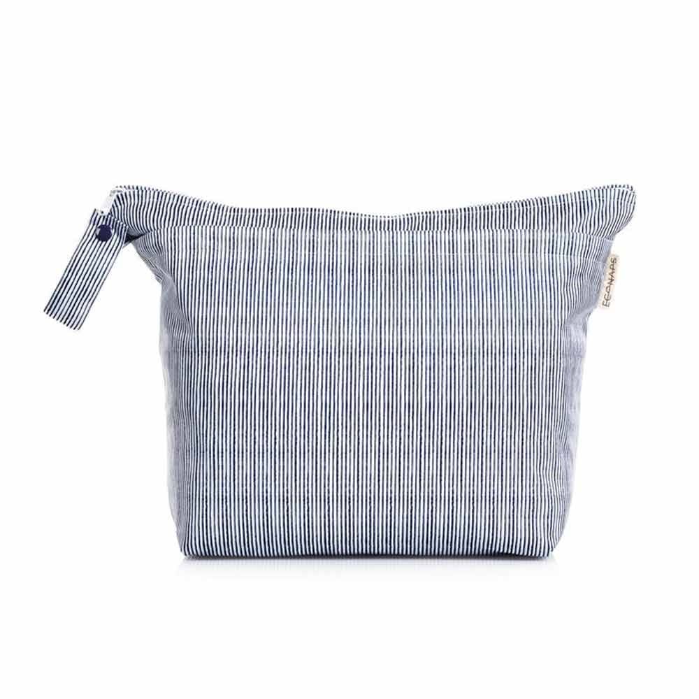 EcoNaps Day Tripper Wet Bag - Indigo Pinstripe