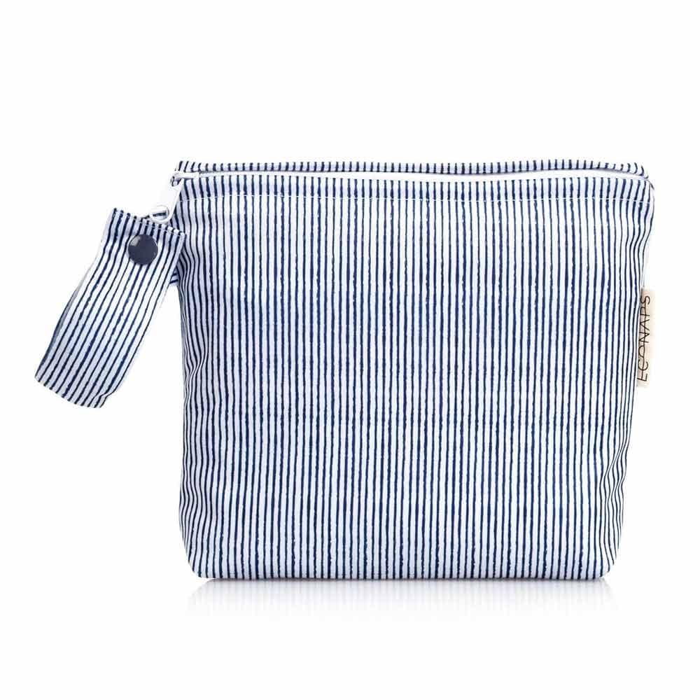 EcoNaps Small Wet Bag - Indigo Pinstripe