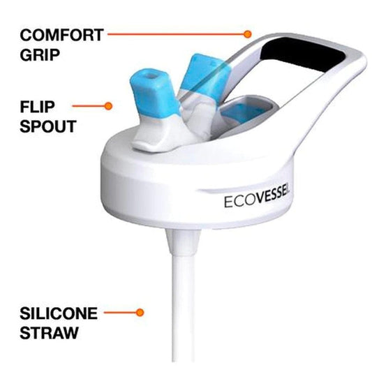 EcoVessel Summit Flip Spout Lid & Straw